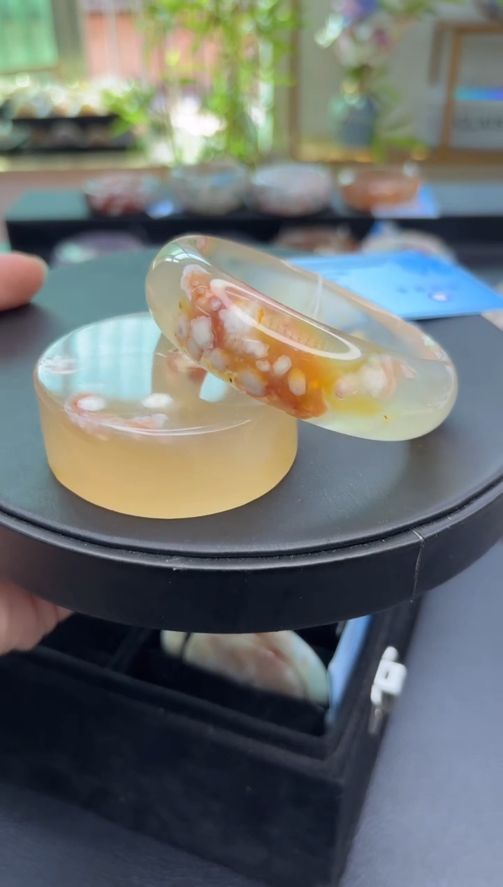 【闪购商品】石英质玉手镯未镶嵌C782(62圈赠送镯心)