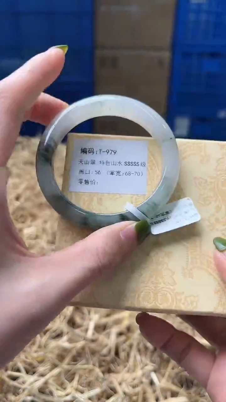 未镶嵌手镯石英质玉T979