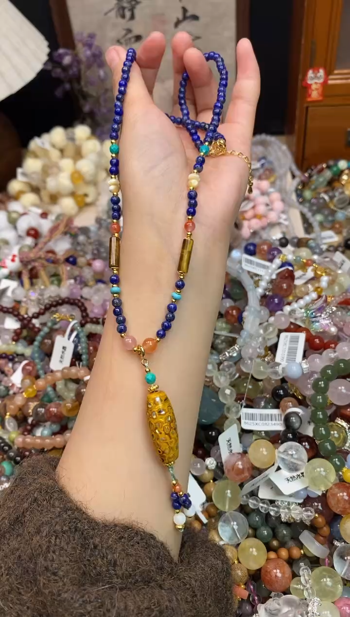 未镶嵌青金石项链456