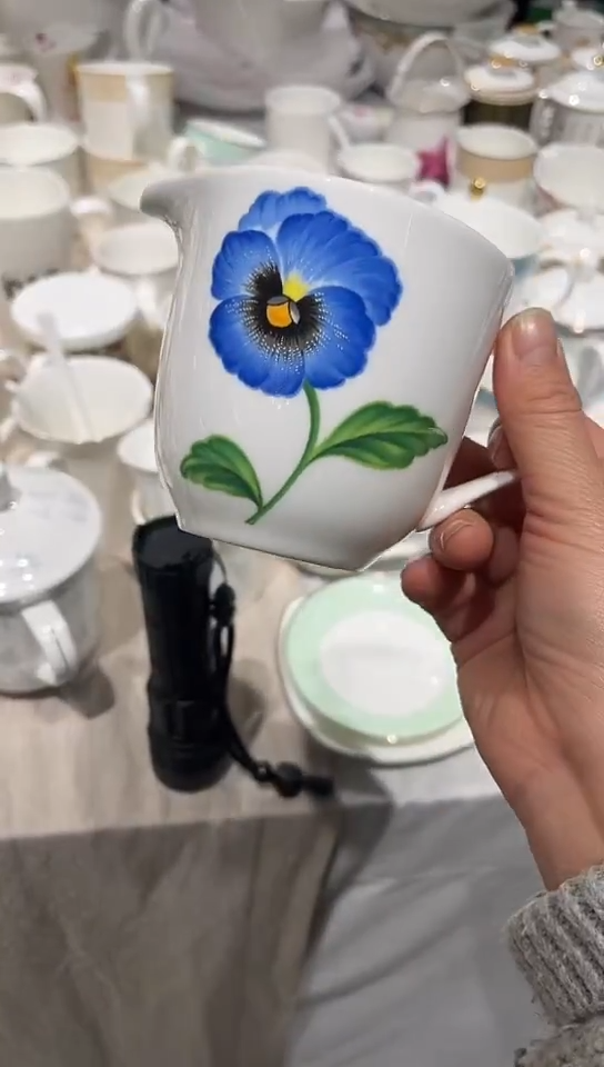 瓷杯子2个隆达骨瓷