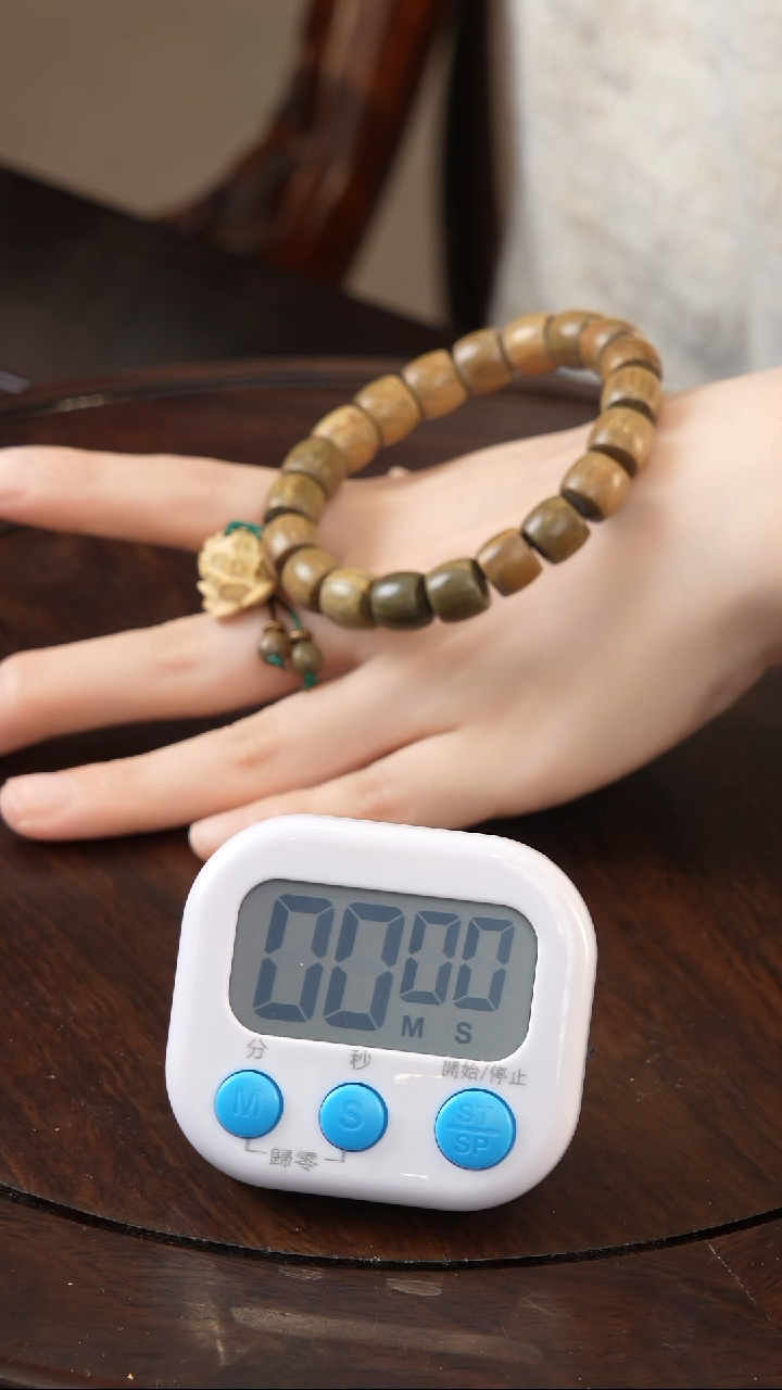 菩提手串/手链绿檀莲花手串