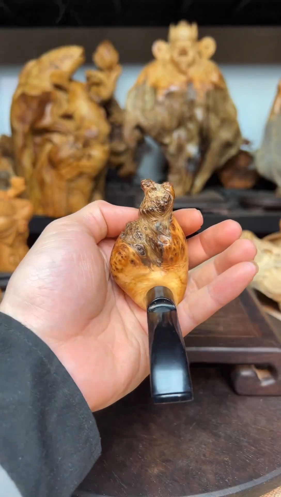 柏木（崖柏）崖柏雕刻件