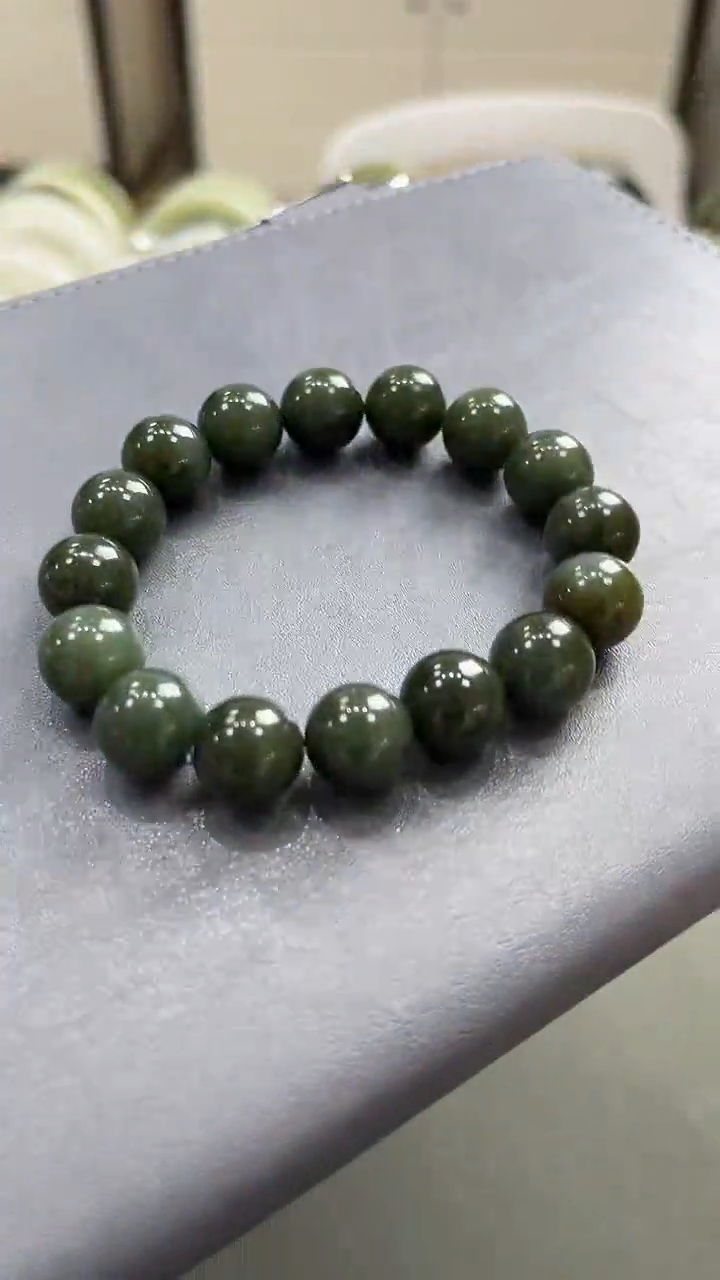 【闪购商品】和田玉手链未镶嵌且末蓝手串