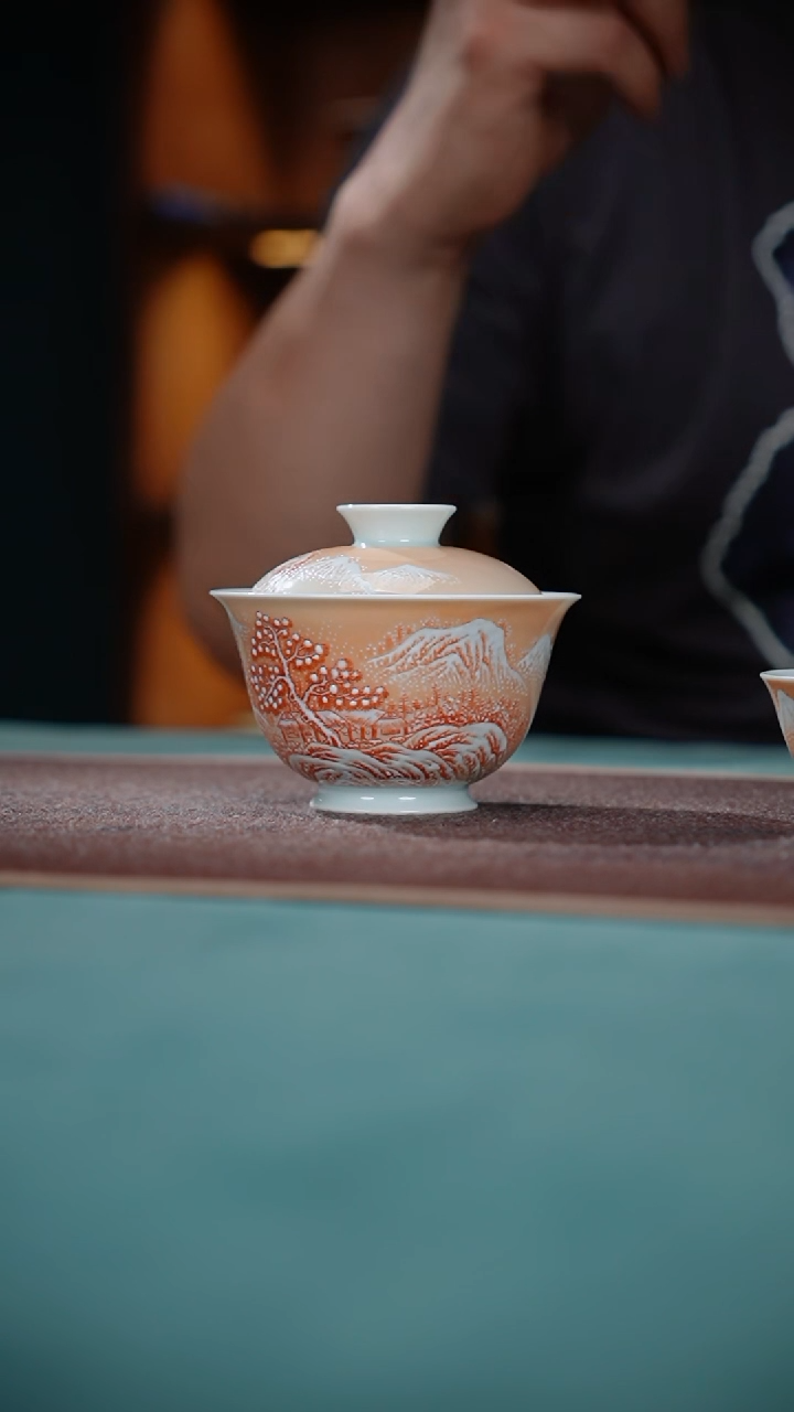 89-5雪景矾红彩元宝两才（观熹）