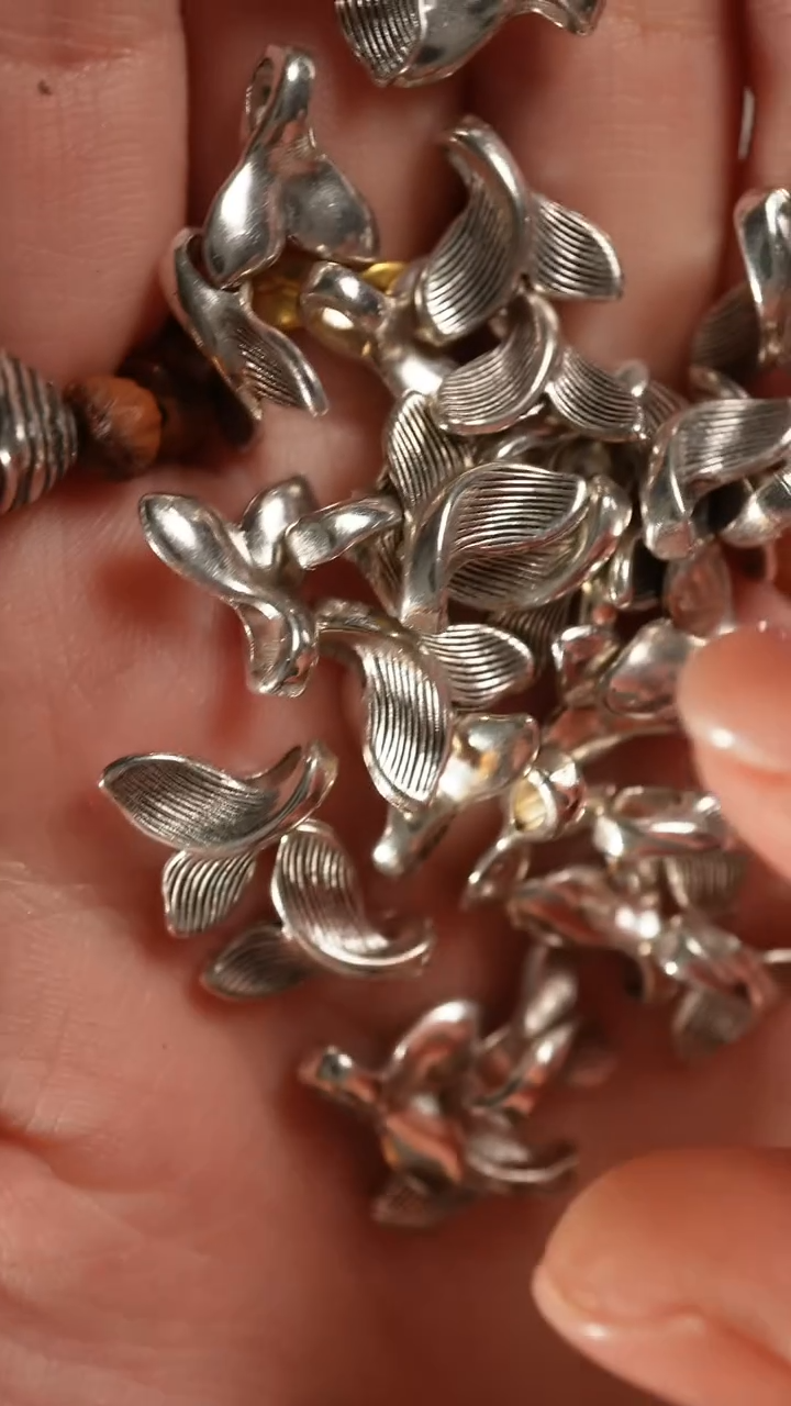 合金无鱼尾文玩配饰文玩侧卡