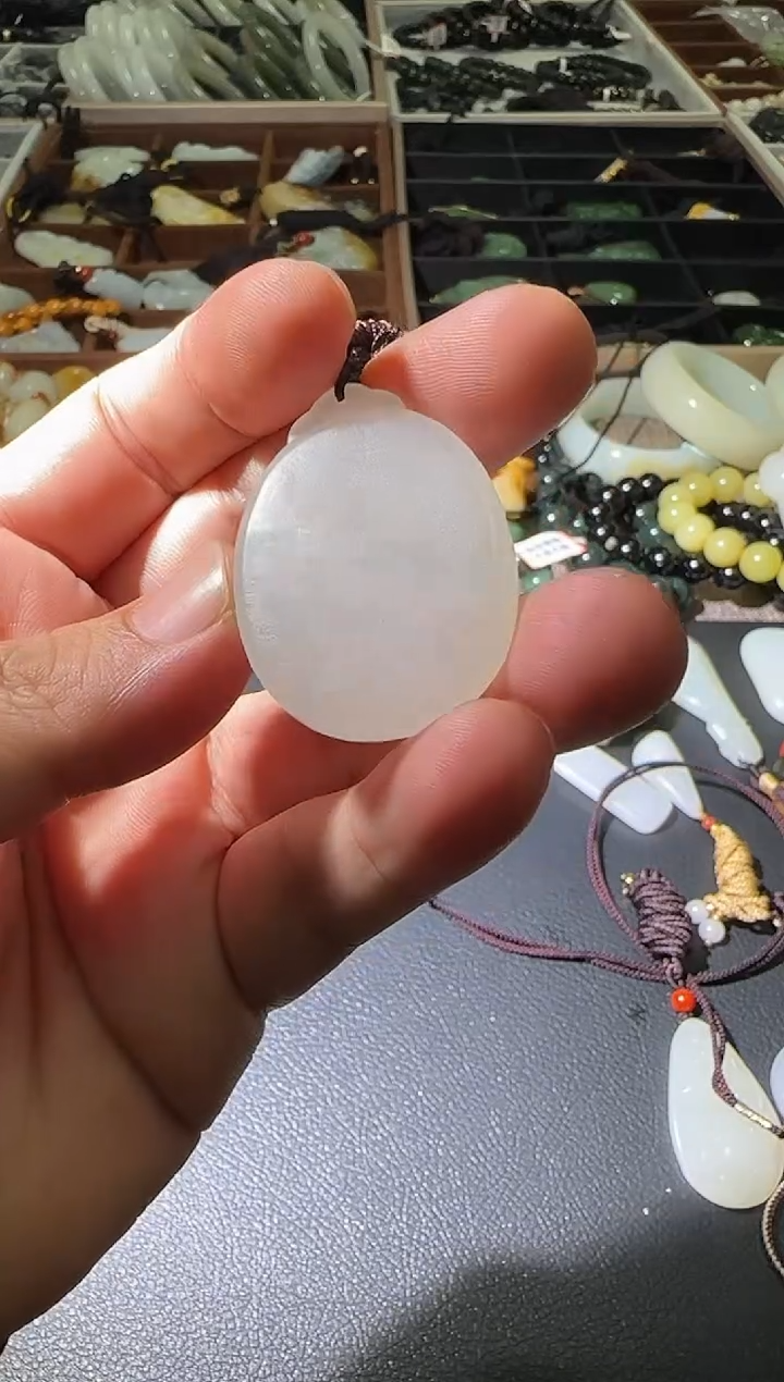 吊坠(不含链)未镶嵌和田玉和田玉吊坠5