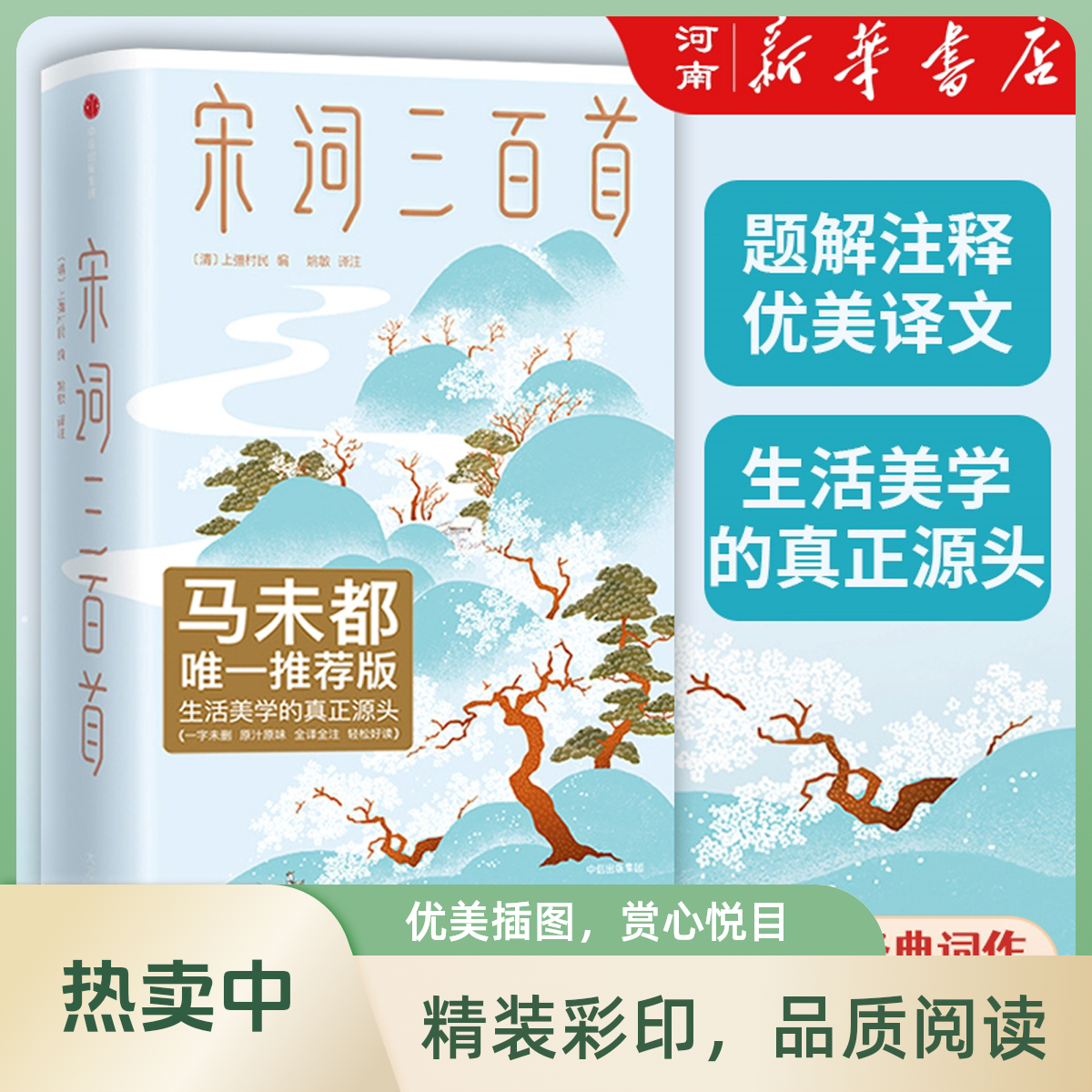 宋词三百首(精) 正版书籍带你读懂宋词精髓