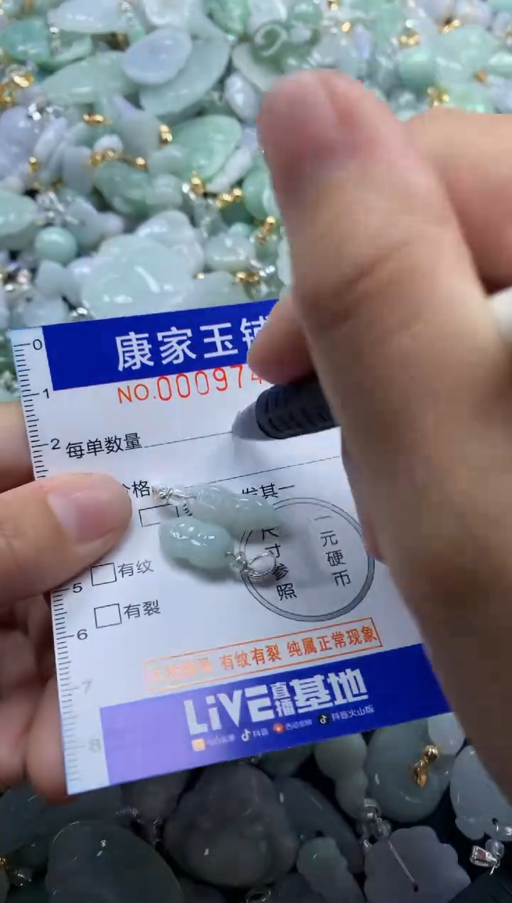 颈饰未镶嵌翡翠9758