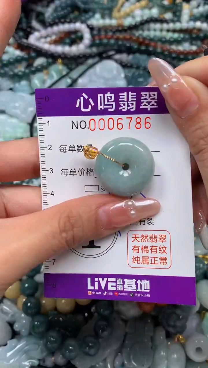 颈饰未镶嵌翡翠闪购006786