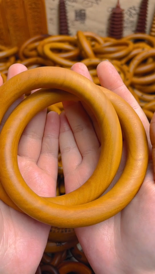 【闪购商品】枣木木艺雷击枣木乾坤圈内径80一物一拍