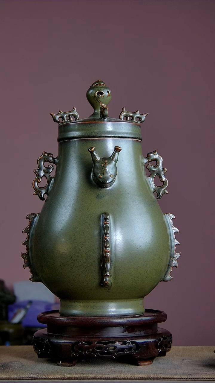 【闪购商品】景韵堂仿清茶叶末釉