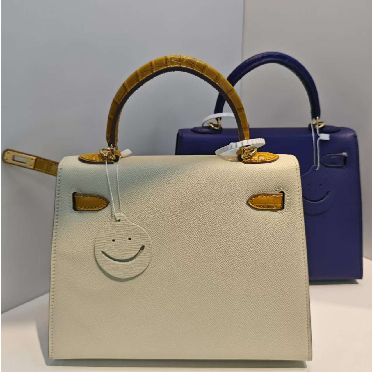 【时代高定】气质百搭女士经典手拎包真皮单肩包