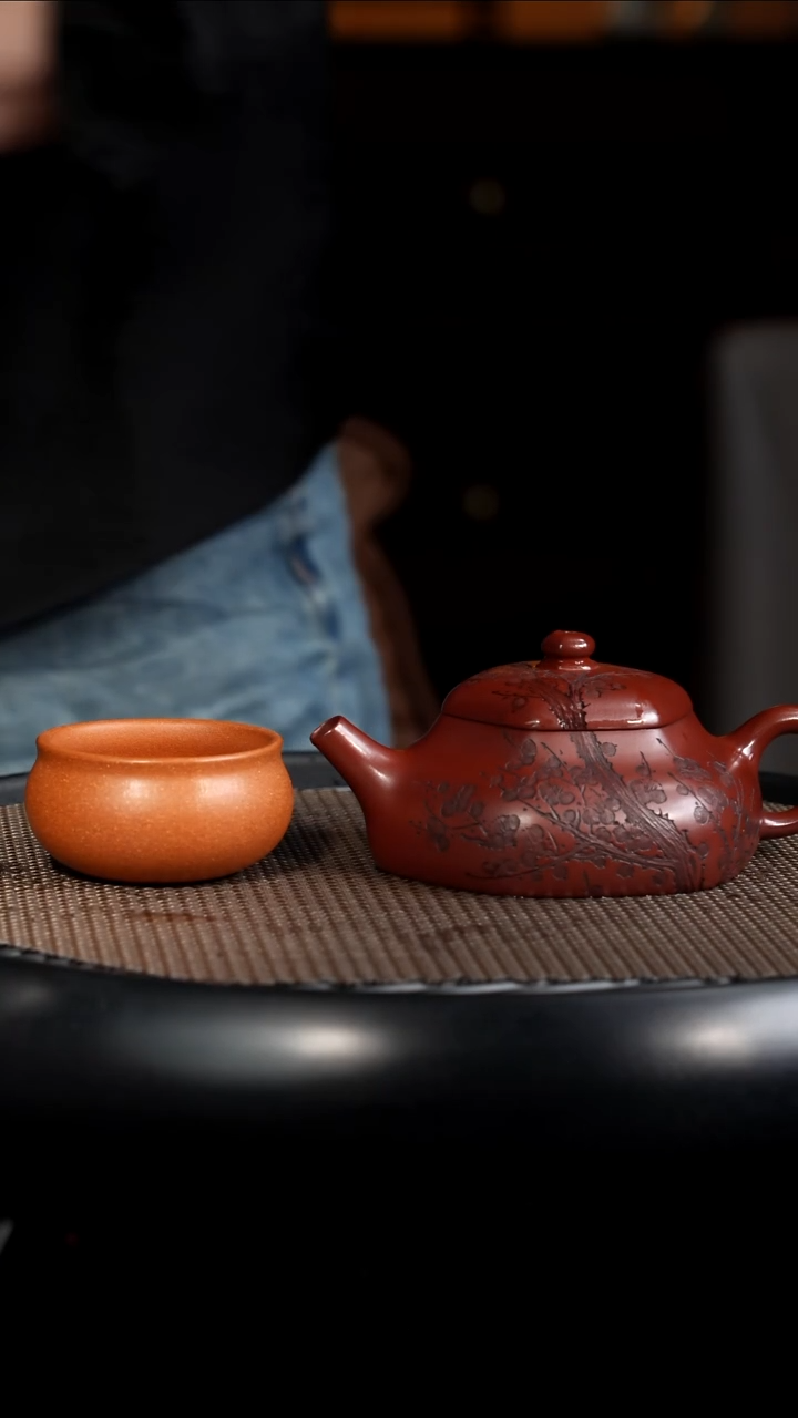 茶壶紫砂【F013】六方+主人杯宜兴紫砂