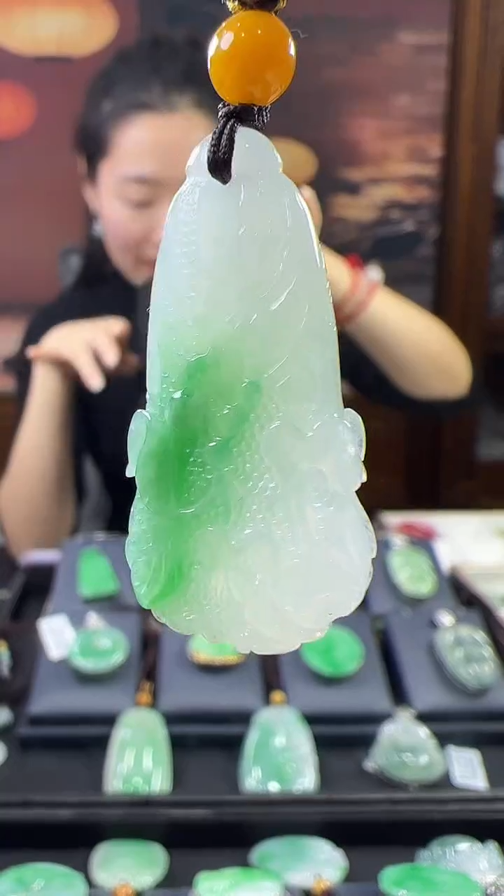 未镶嵌挂件翡翠白菜