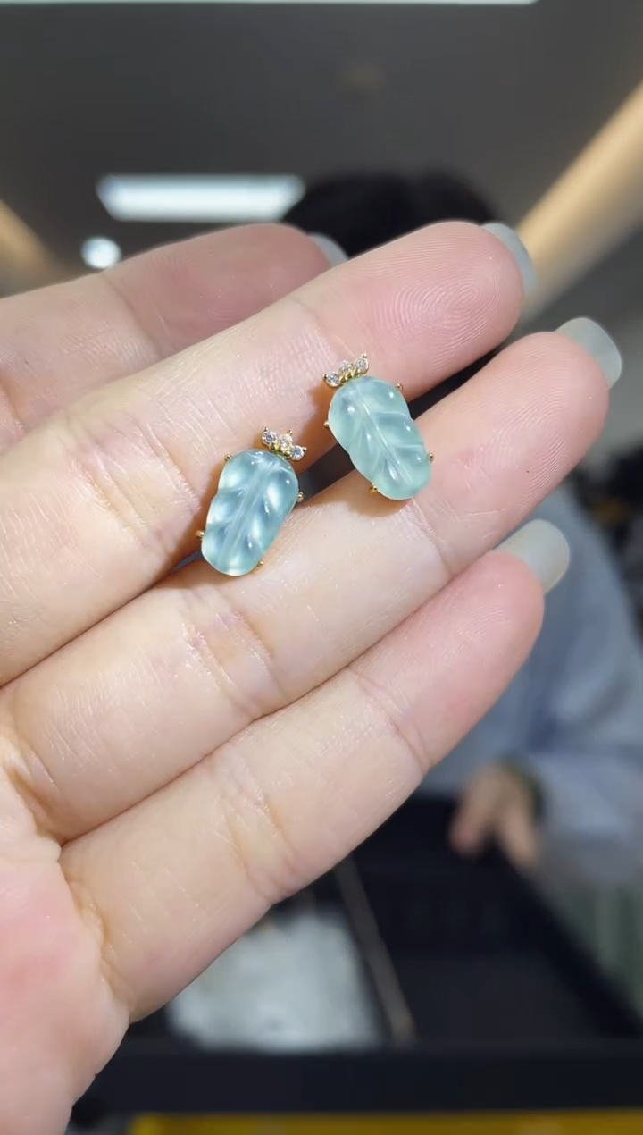 【闪购商品】翡翠银S925镶嵌耳饰·多样性一件发货