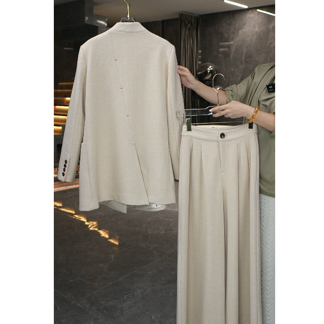 【彤姐原创】冬季显瘦休闲时尚轻奢气质西装+裤子W25D869