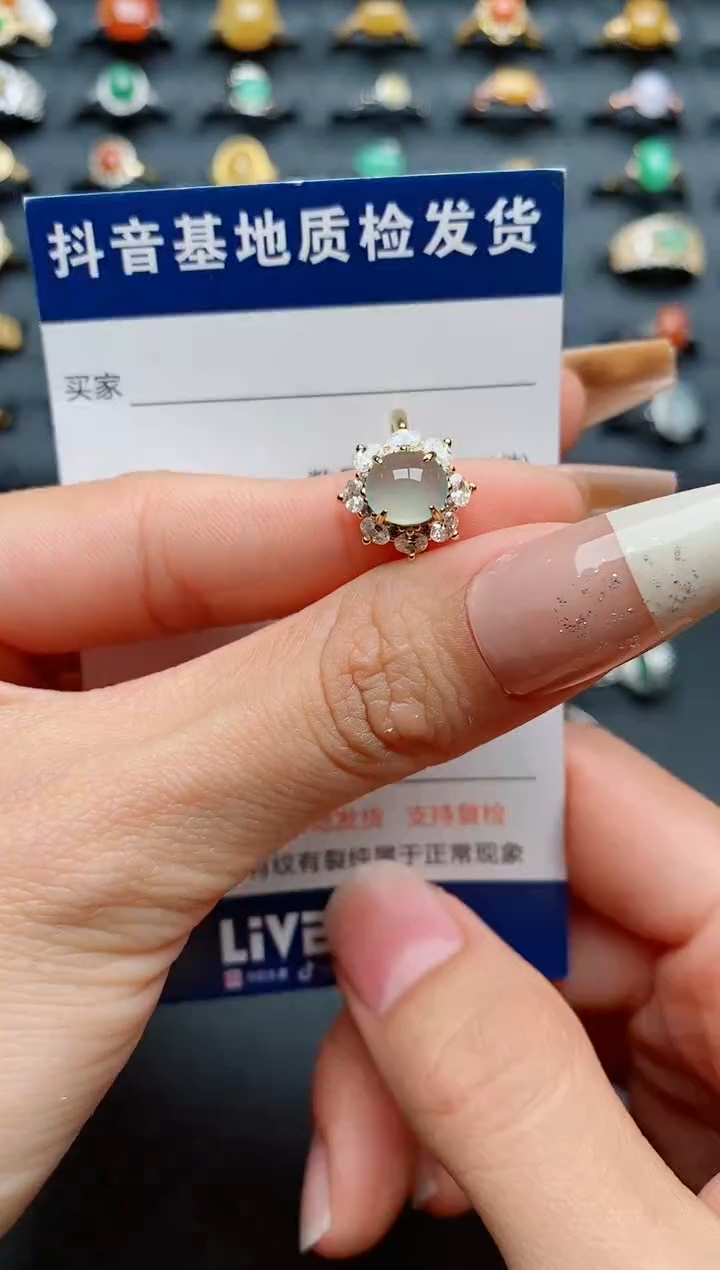 【闪购商品】翡翠戒指银S925镶嵌...........