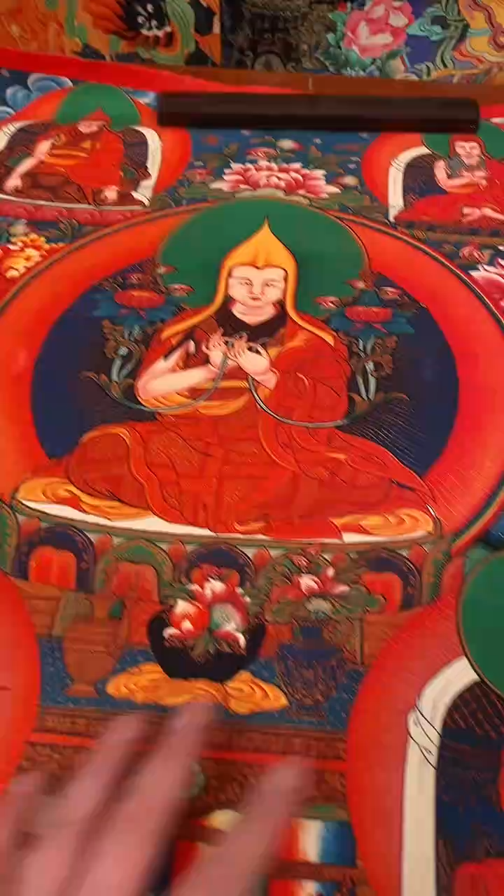 装裱画精美唐卡tk16061