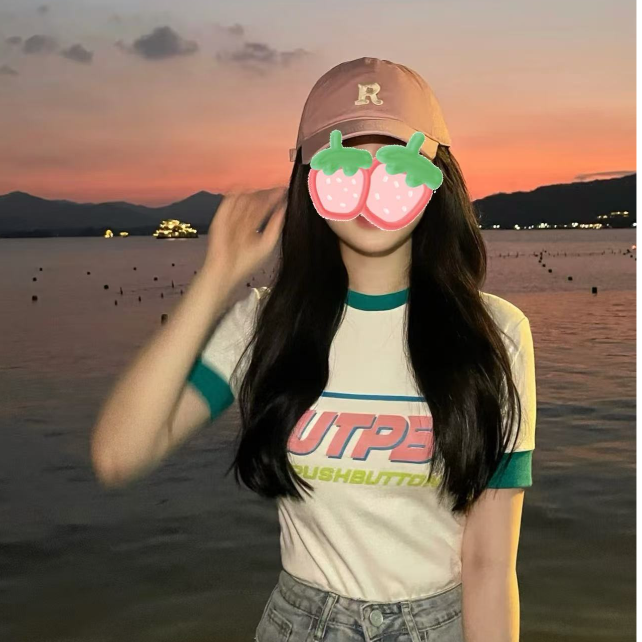 (C4)夏季新款时尚百搭小清新短袖 DK208850