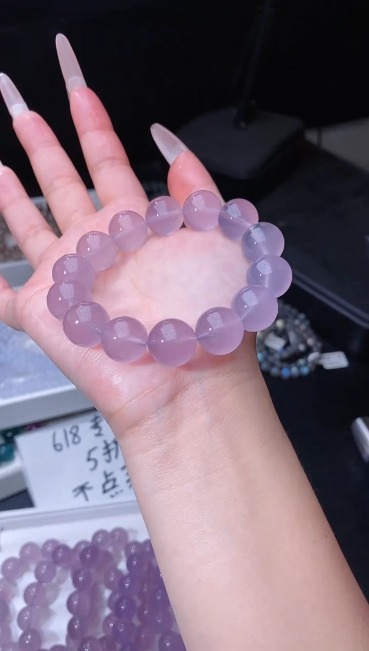 手链未镶嵌萤石615.2多肉葡萄萤石手串 多样性发其一