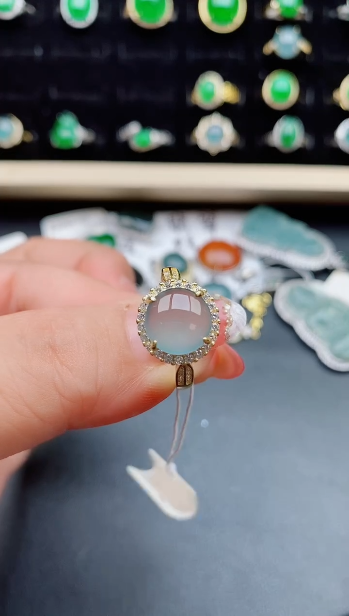 【闪购商品】翡翠戒指银S925镶嵌212121