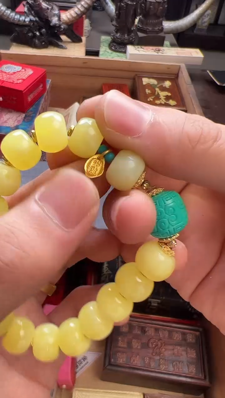 未镶嵌蜜蜡裸石主播精选链接——————蜜蜡手串1.0