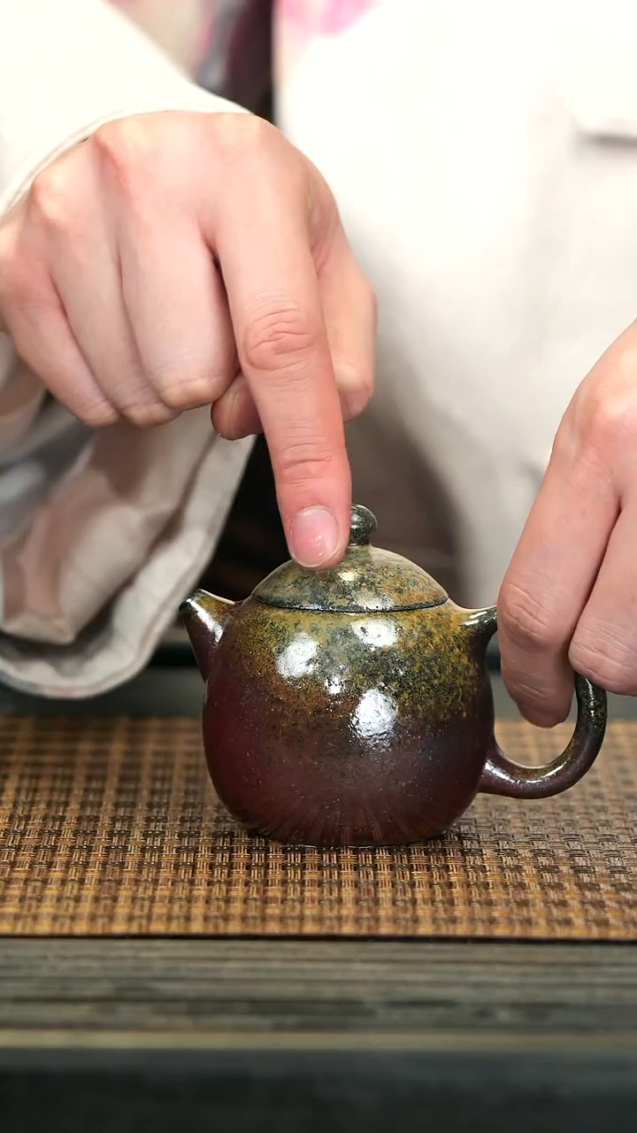 【闪购商品】紫砂茶壶GFY60松木柴烧 龙蛋