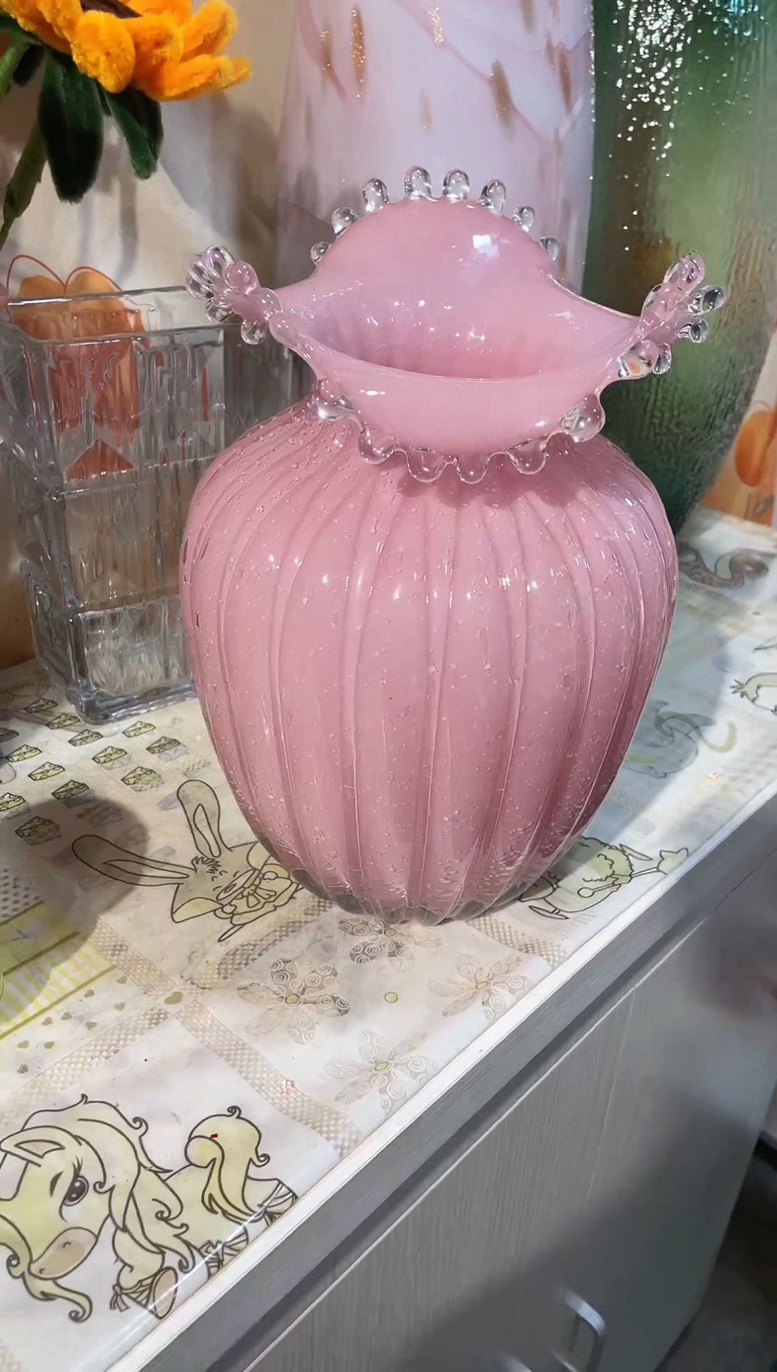 【闪购商品】琉璃夜光粉色水滴