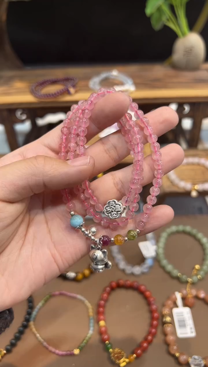 【闪购商品】水晶手串未镶嵌@@手饰