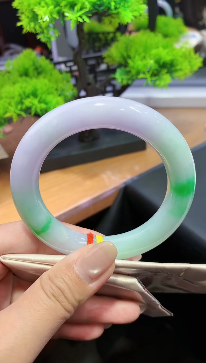 未镶嵌手镯翡翠K58天然A货缅甸翡翠57.4