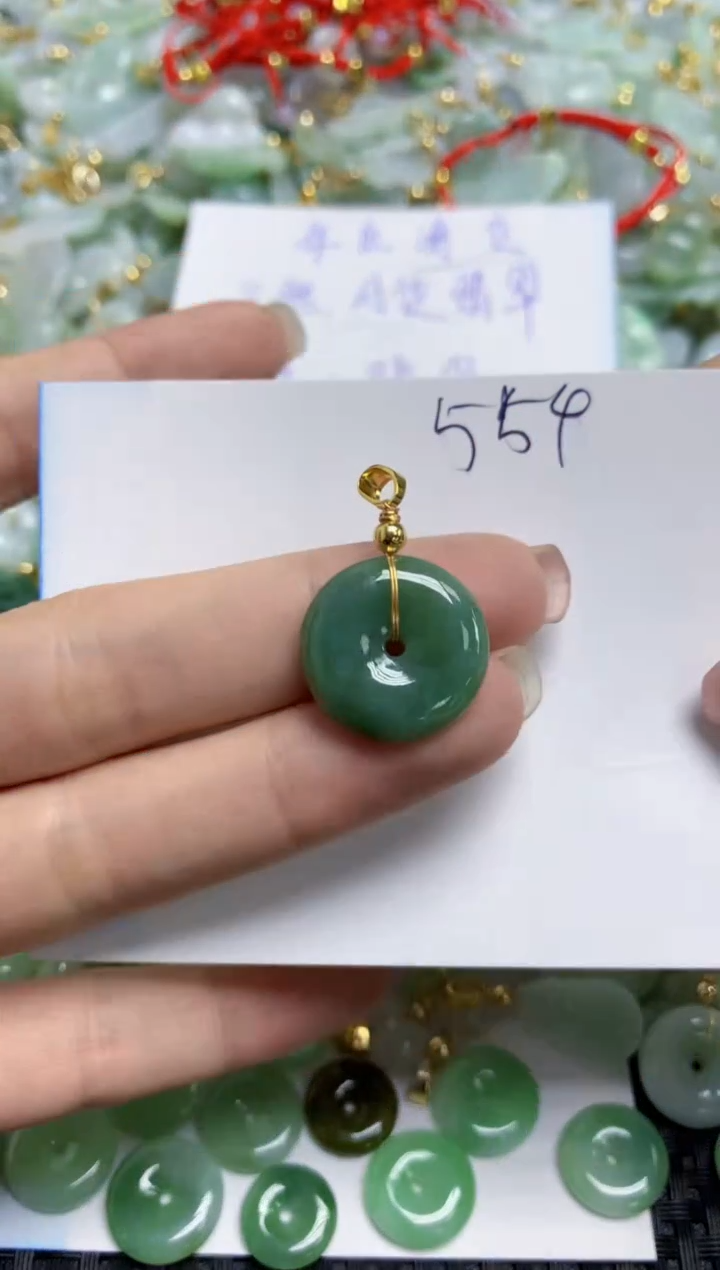 【闪购商品】翡翠颈饰合金  天然A货翡翠