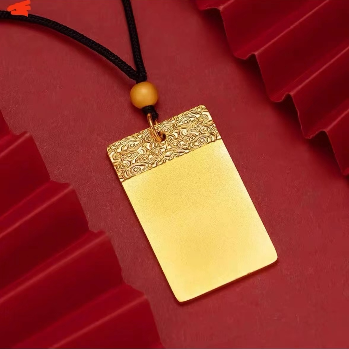 3X5无事牌古法平安无事牌实心光面经典传承复古轻奢