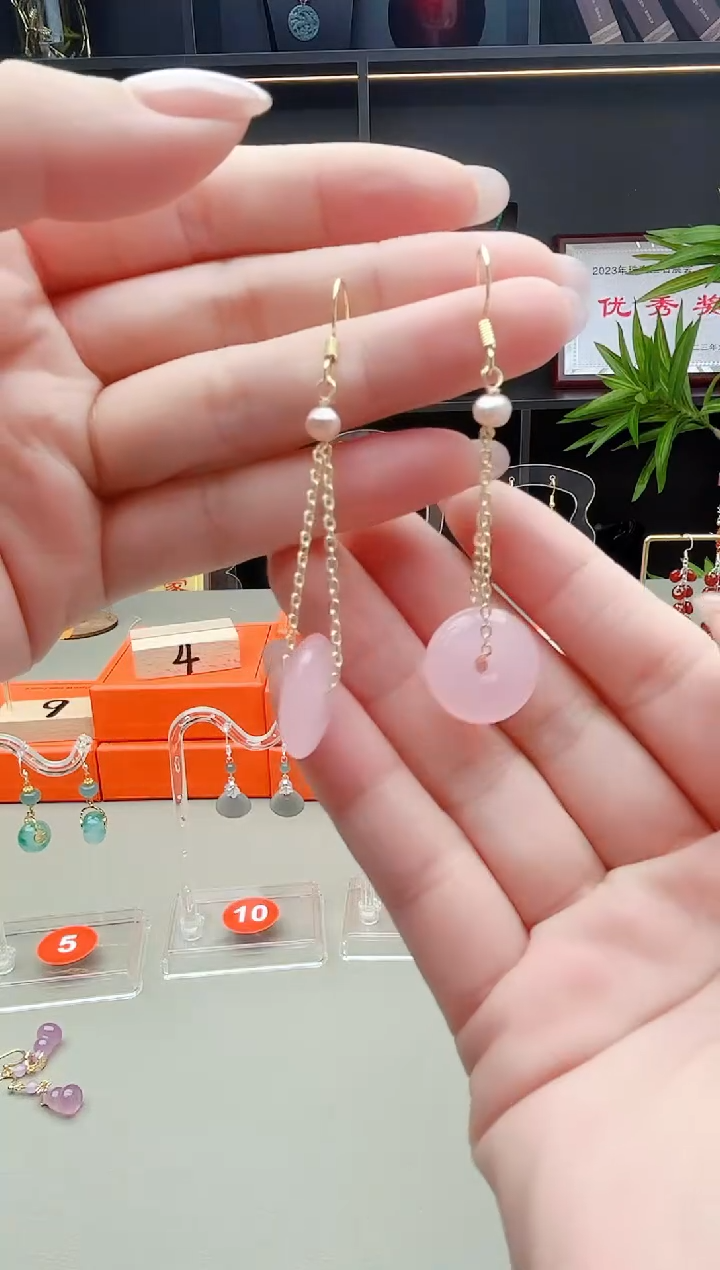 未镶嵌耳饰水晶225