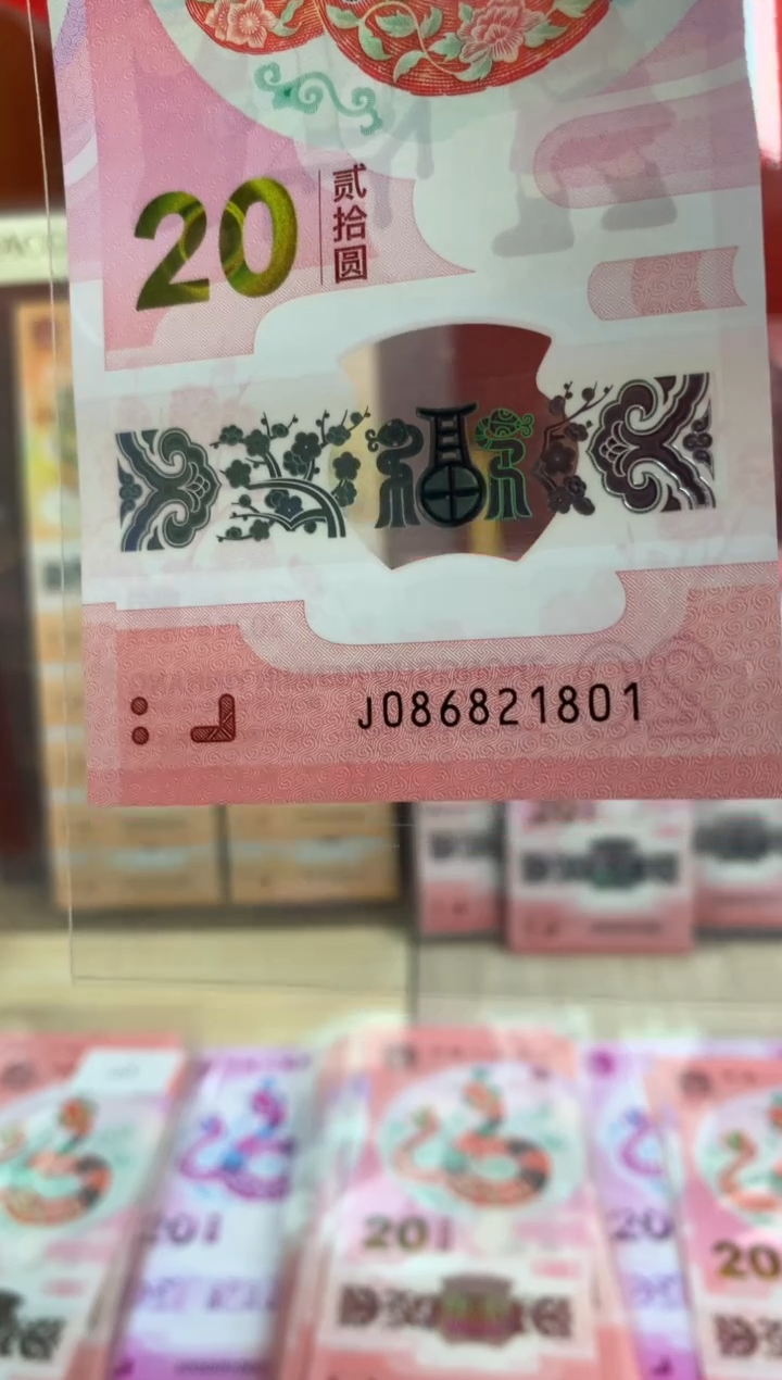 【闪购商品】塑料蛇钞纪念钞 真钞 21801