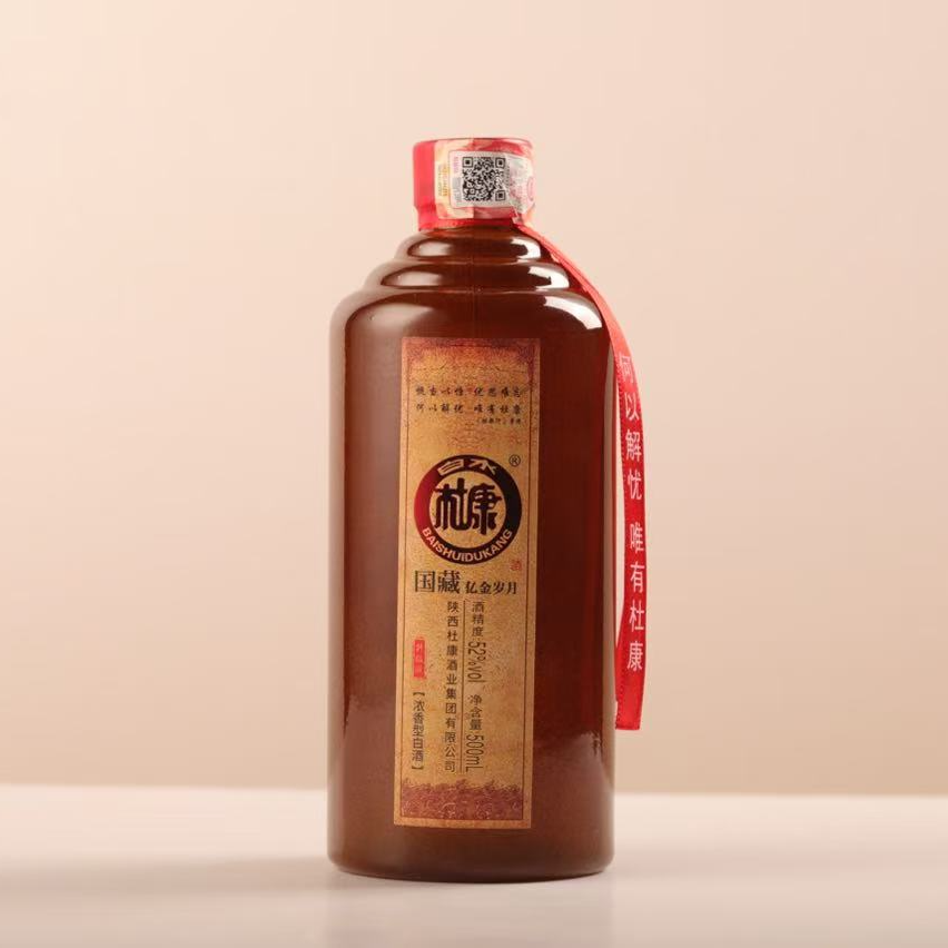 白水杜康【拍6瓶发整箱】单瓶500毫升浓香型白酒52度500ml*1瓶