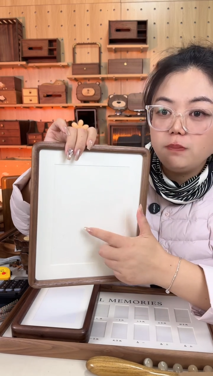 木10寸黑胡桃相框