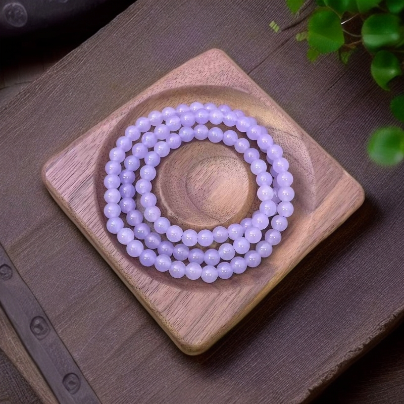 佳玺甄选 156DIY 冰紫罗兰 三圈6mm