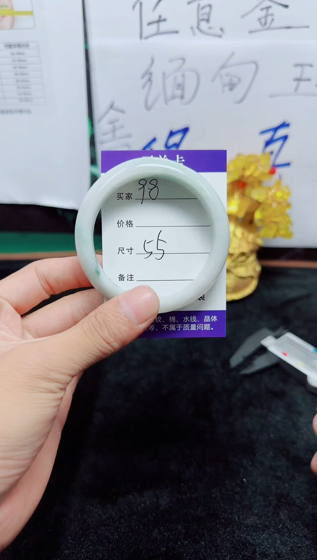 未镶嵌手镯翡翠98