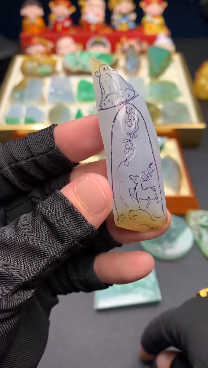 定制翡翠未镶嵌 天然翡翠裸石（含工费）