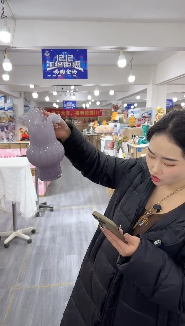 【闪购商品】琉璃简屿花器X-品43