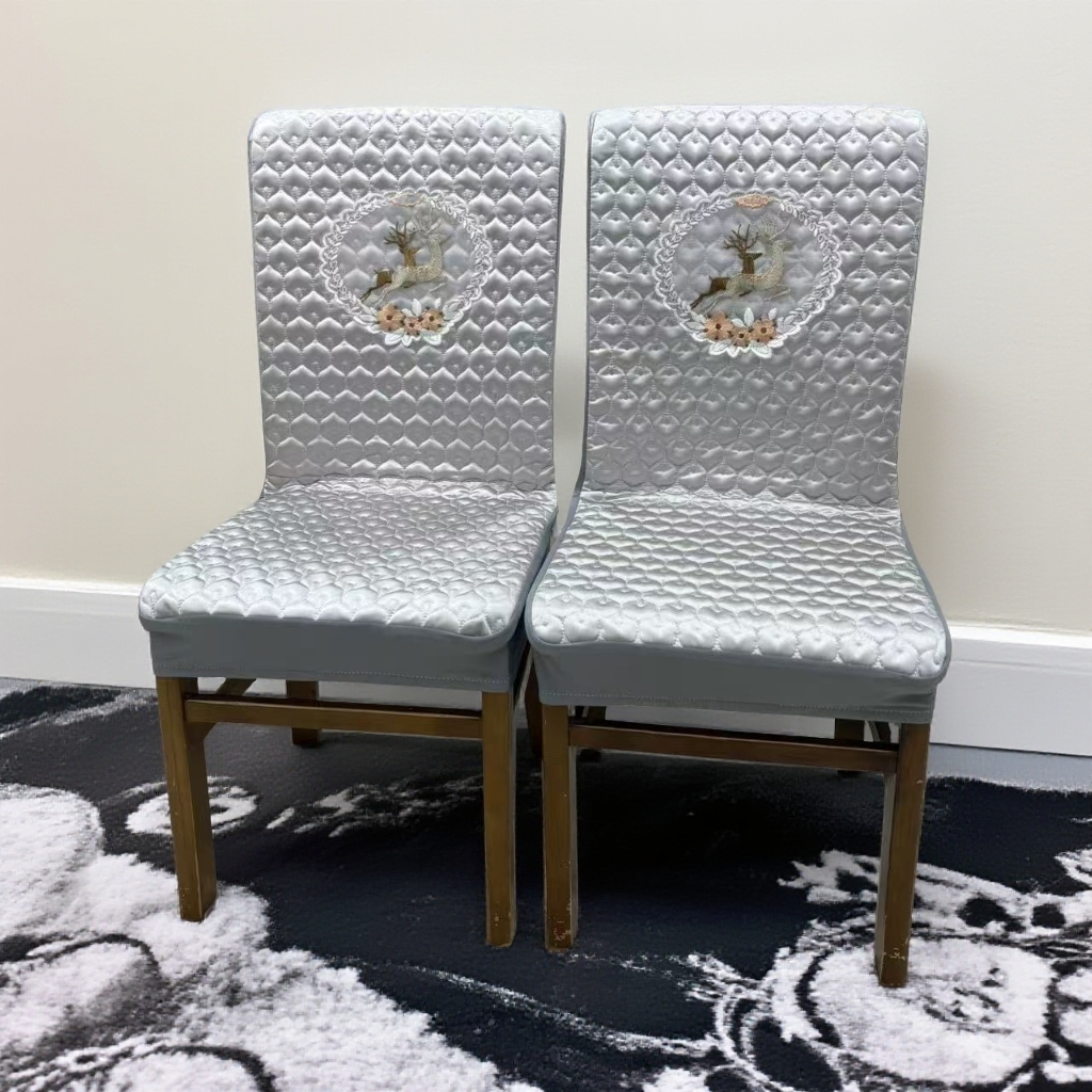 新款椅套椅垫套装家用现代简约中式椅子套罩餐椅套垫全包四季通用