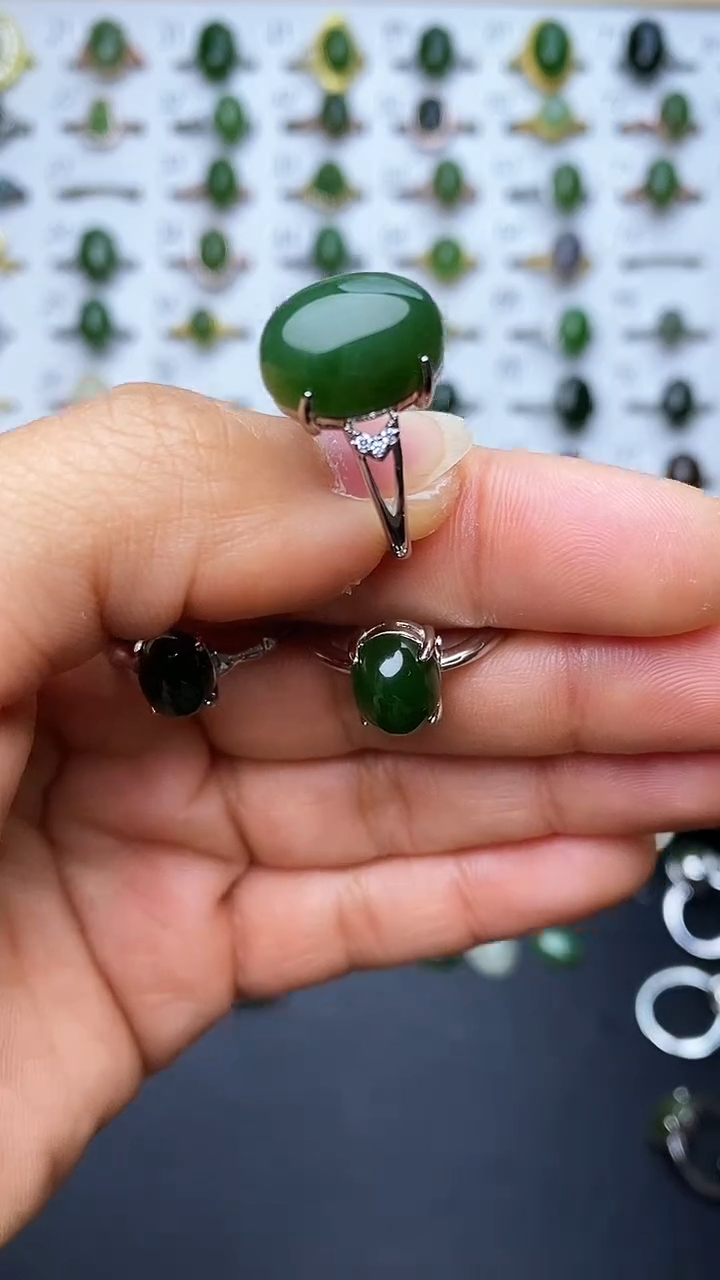 【闪购商品】和田玉戒指未镶嵌1