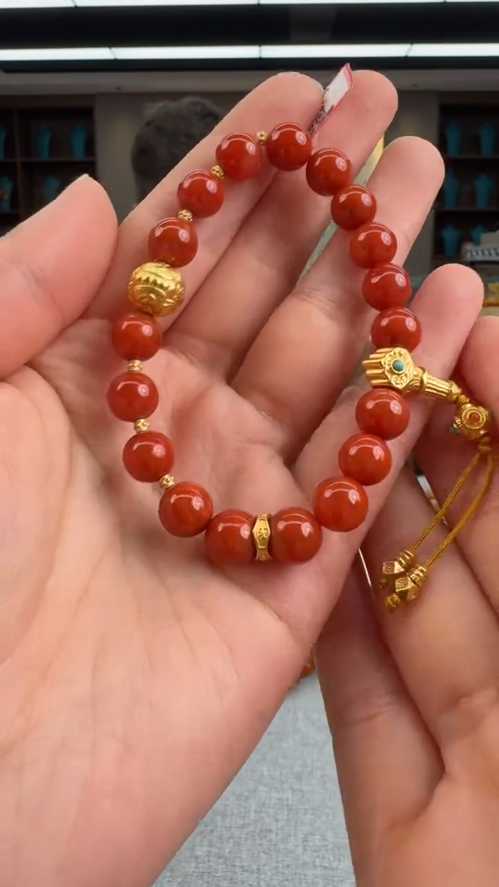【闪购商品】南红玛瑙手串未镶嵌286秒拍号