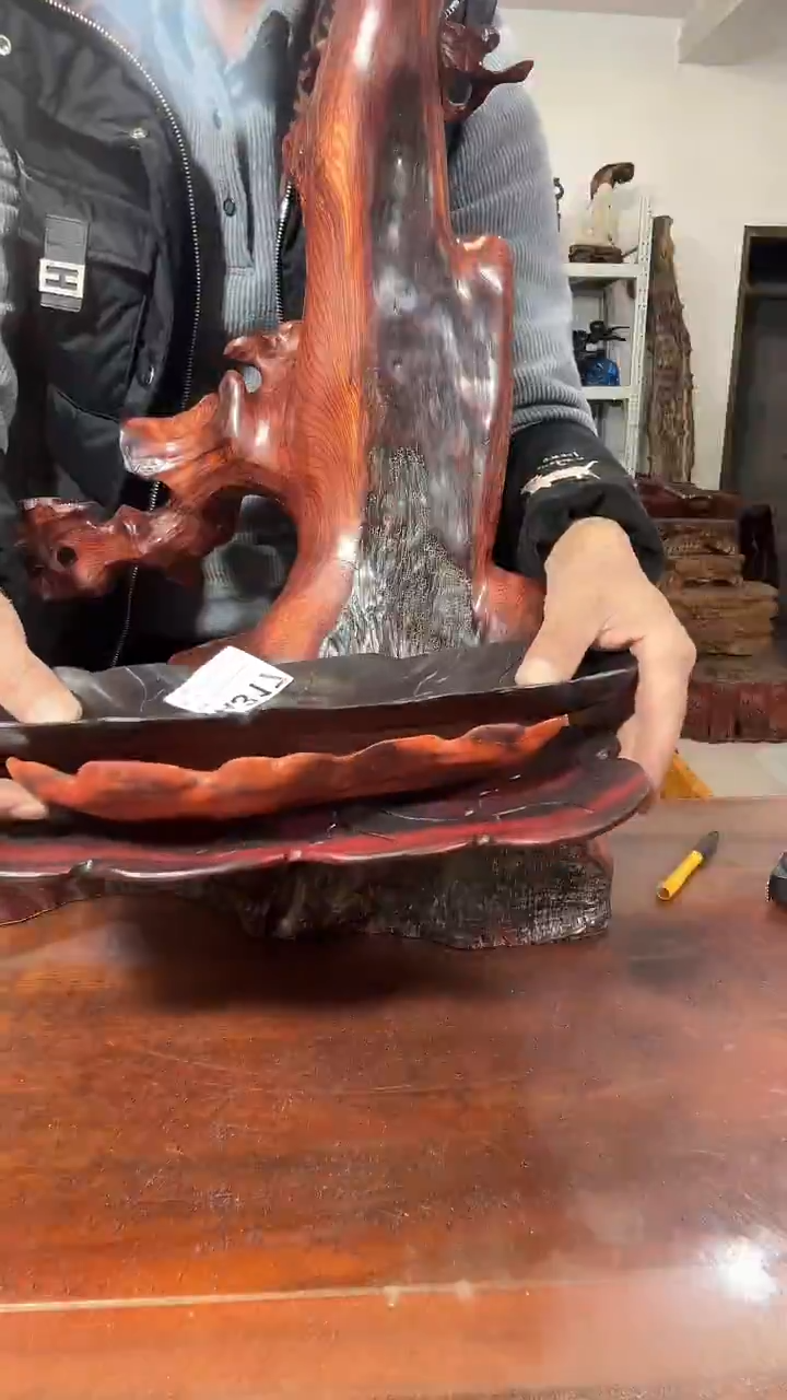 木I*E红木随形创意底座yyds