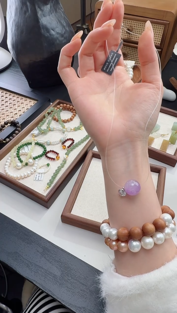 未镶嵌手链水晶L1128