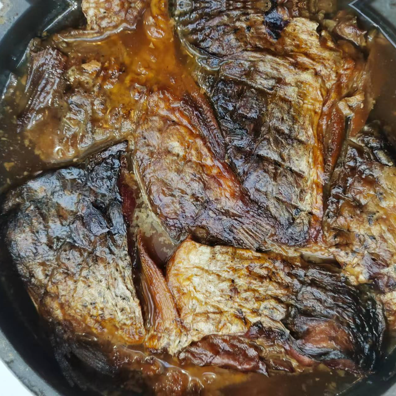 邯郸特产 目友砂锅大块酥鱼 熟雨六斤拆封不退京津冀包邮