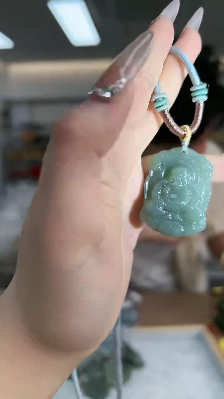 【闪购商品】和田玉且末蓝未镶嵌吊坠-1453