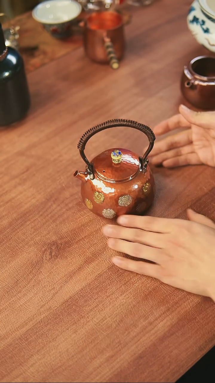 【闪购商品】SJY-030号烤色太阳花小提梁