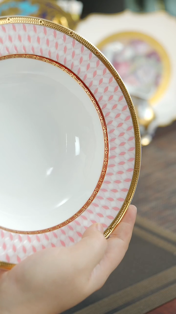 【闪购商品】瓷片8.5英寸草帽盘 微瑕福利价