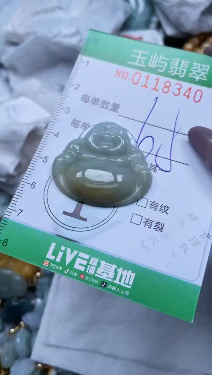 翡翠未镶嵌颈饰闪购0118340